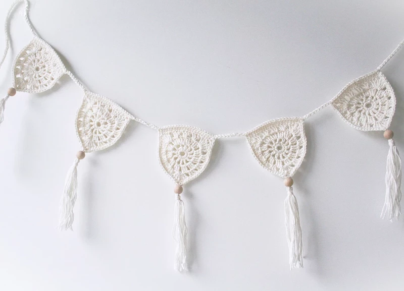 BOHO Girlande Quasten