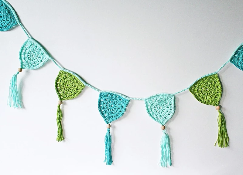 BOHO Girlande Quasten