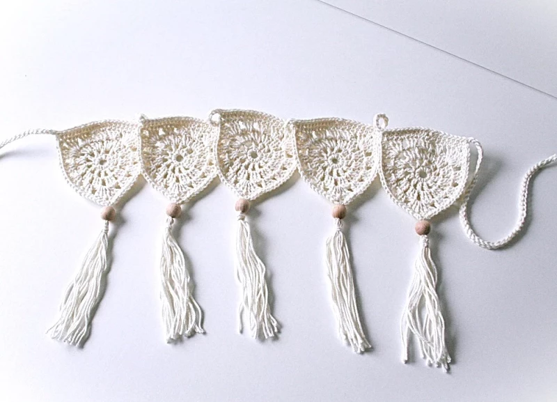 BOHO Girlande Quasten