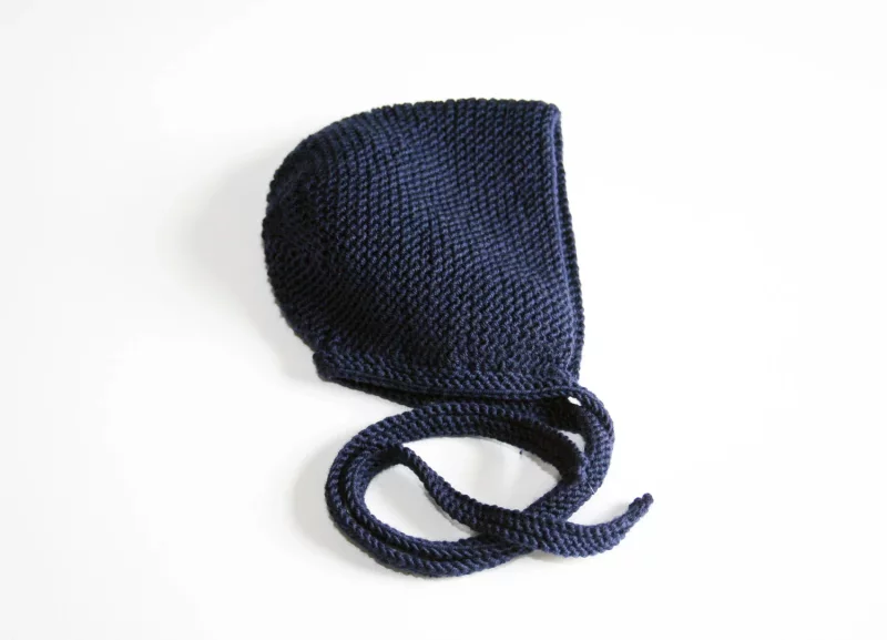 Babystrickset für Neugeborene dunkelblau