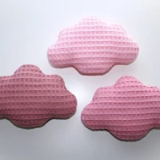 Wolkengirlande altrosa-rosa 3farbig